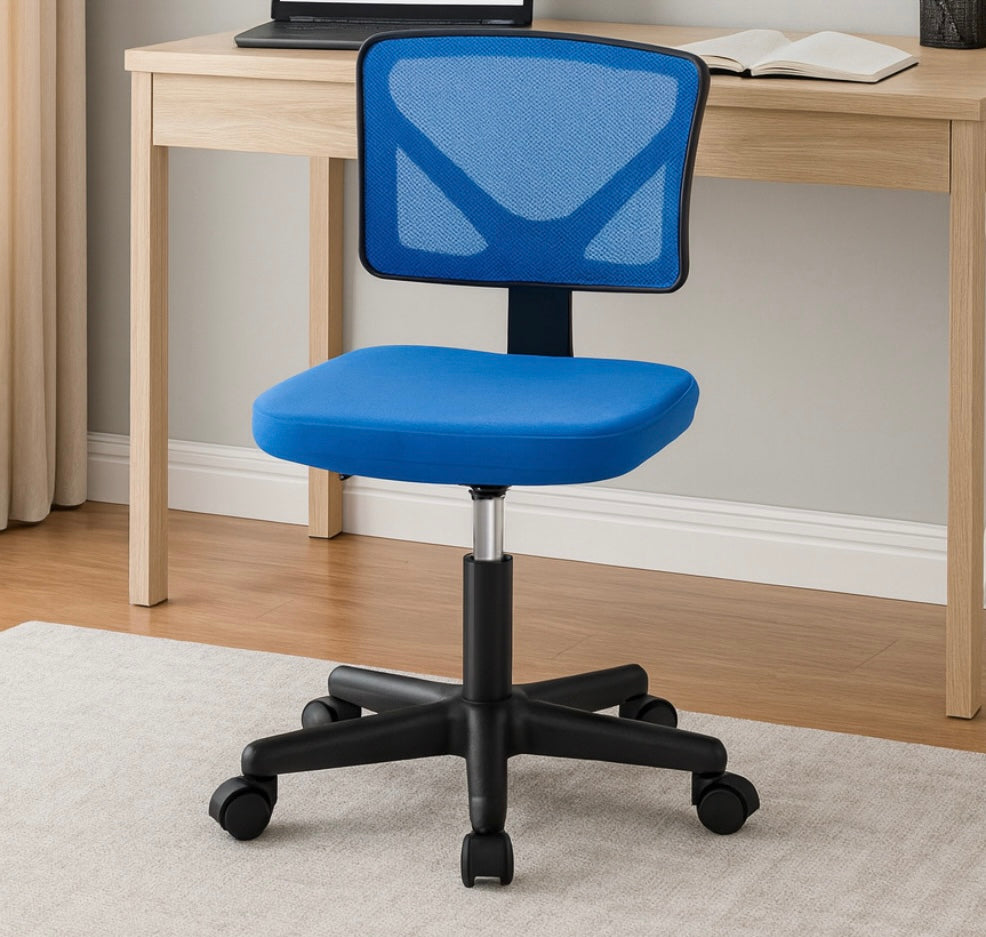 Mesh Armless Office Chair w/ Lumbar Support
