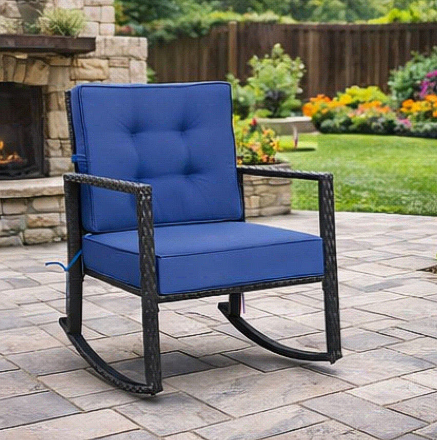 Wicker Patio Comfy Chair