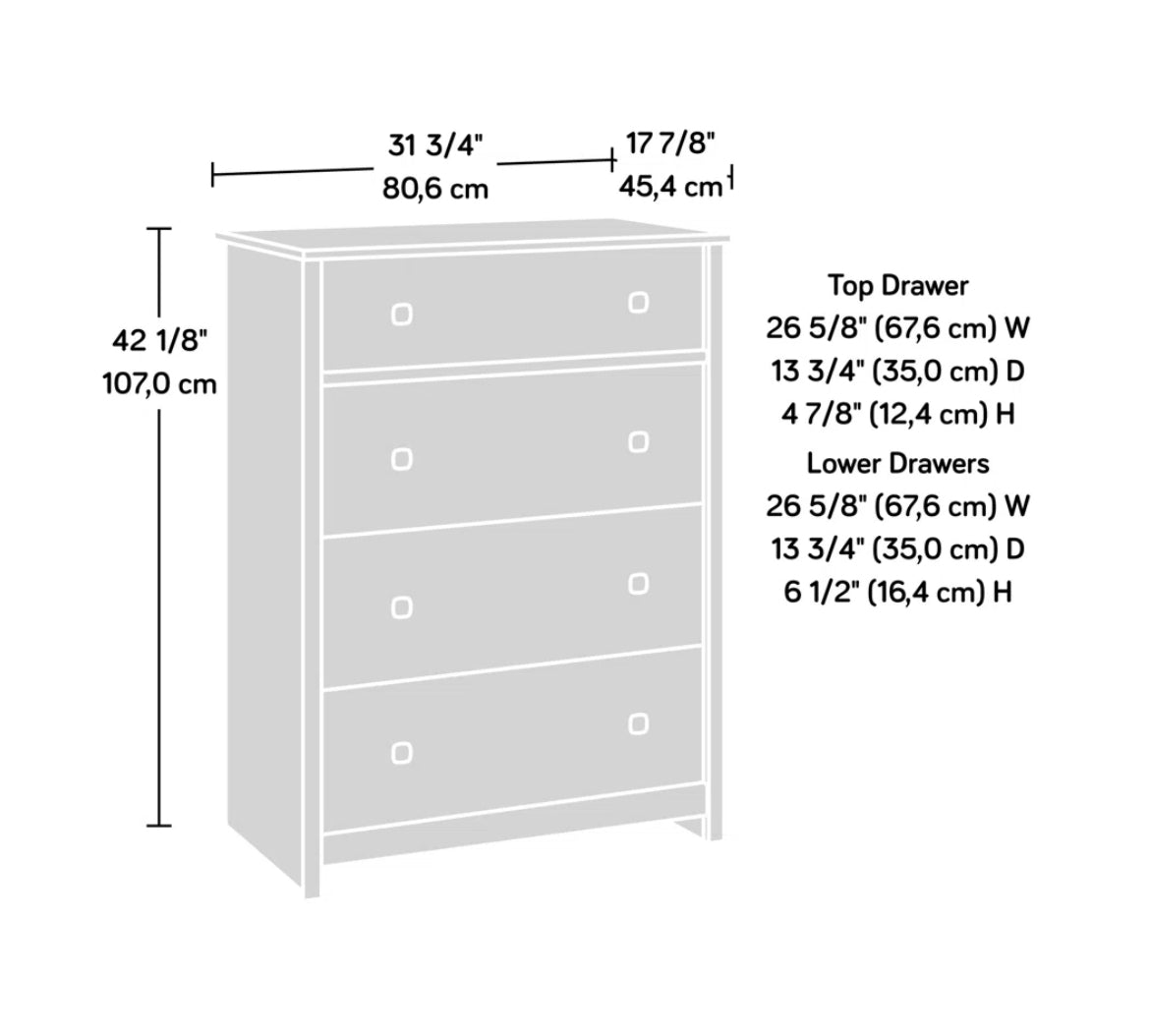 4-Drawer Storage Chest