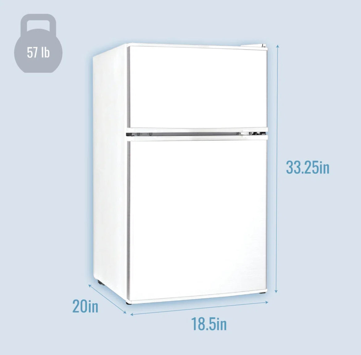 Energy Star 3.1 Cubic Feet Refrigerator with Freezer