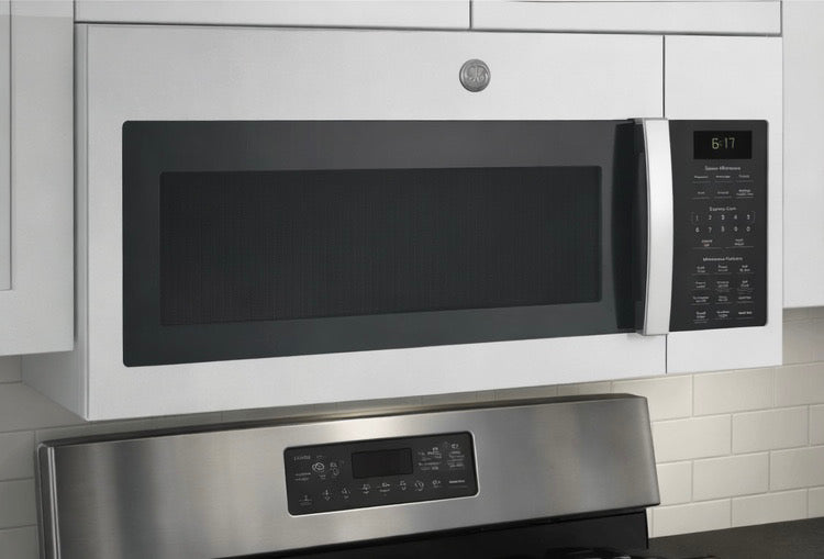 GE 30" 1.7 Cubic Feet Convertible Over-The-Range Microwave w/ Sensor Cooking