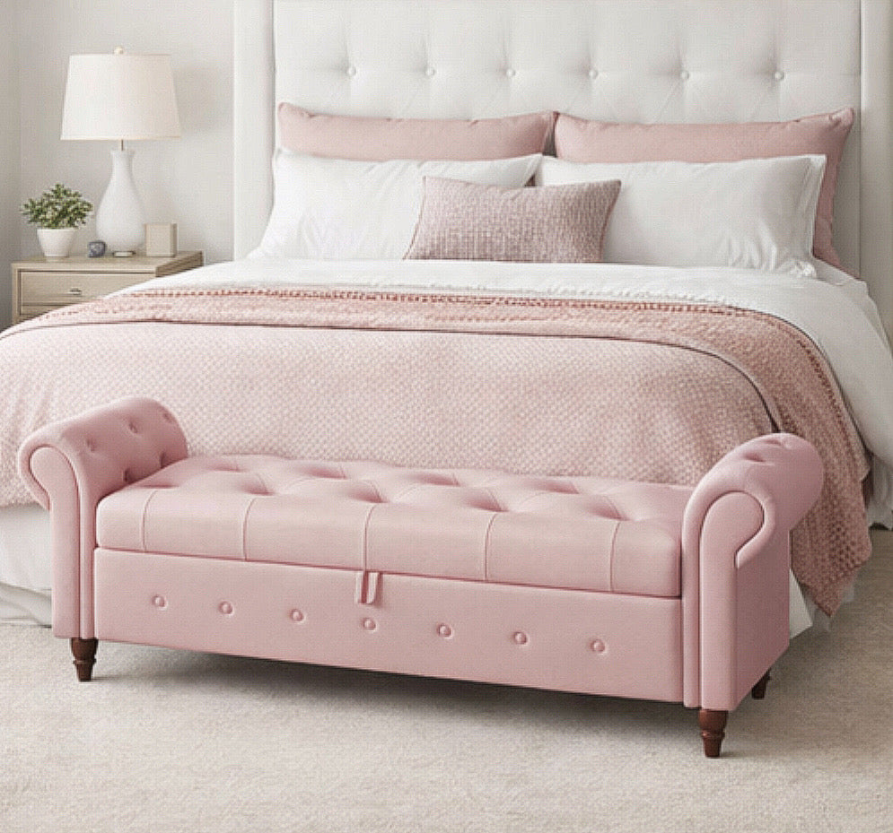 63" King-Size Storage Bench