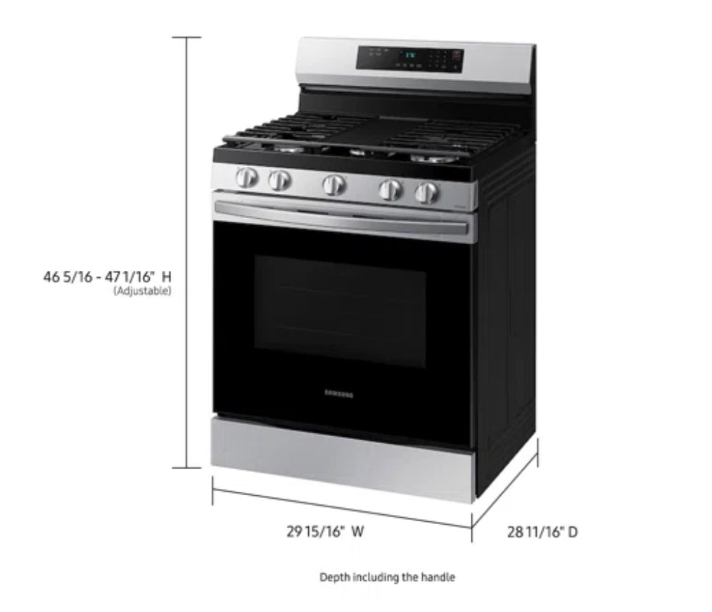 Samsung 6.0 Cubic Feet Smart Gas Stove