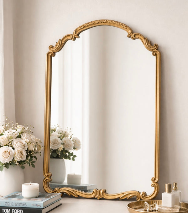 Gold Arch Decorative Mirror