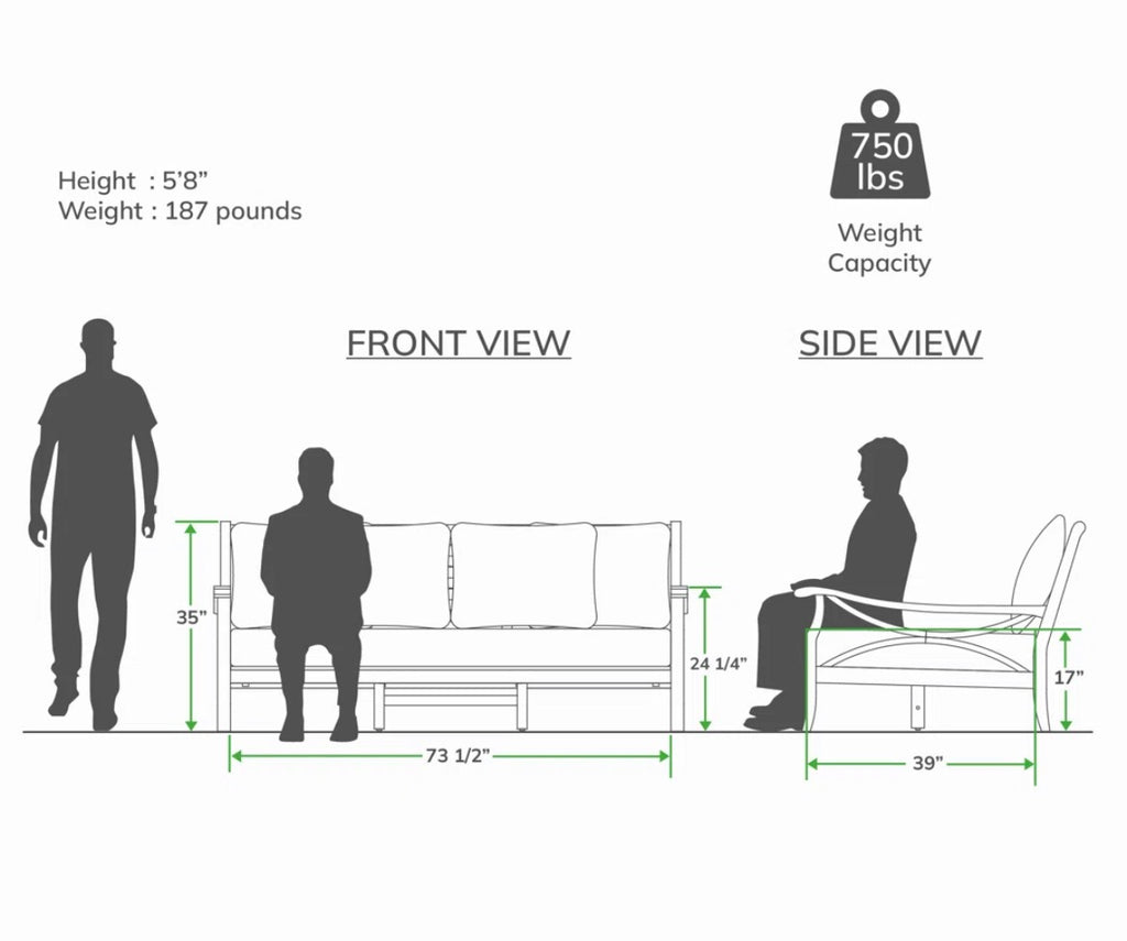4-Piece Conversation Outdoor Set
