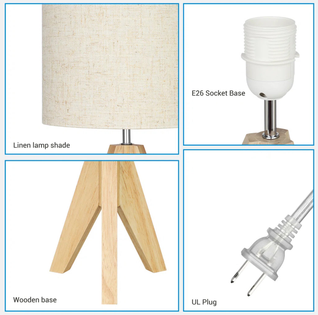 Tripod Table Lamp (Set of 2)
