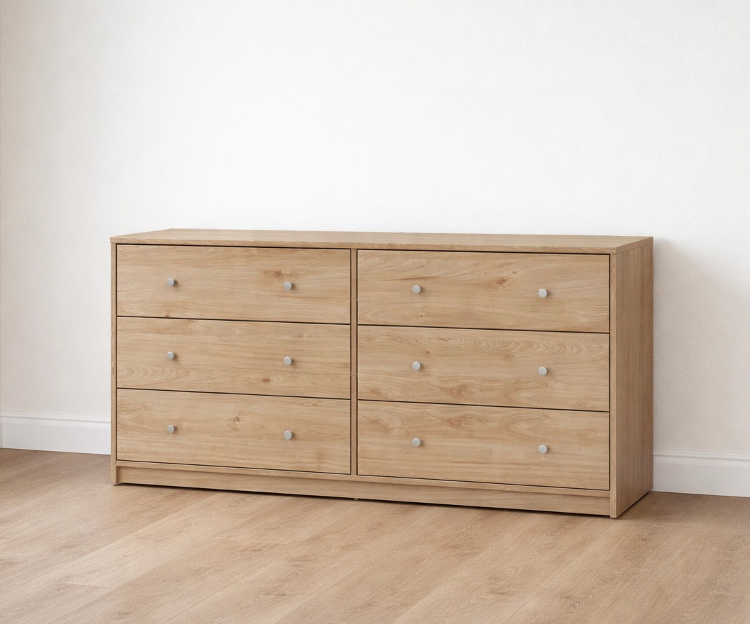 6-Drawer Classic Dresser