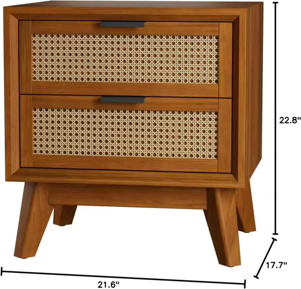 Jasper Deluxe Rattan Nightstand
