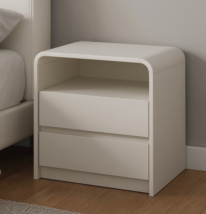 Modern Bedside Table w/ Storage Drawers