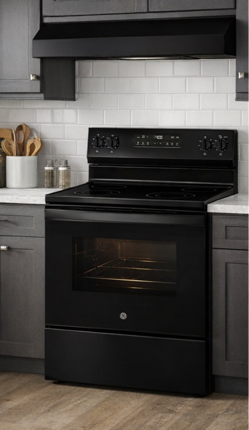 GE 30" Free Standing Electric Stove w/ WiFi
