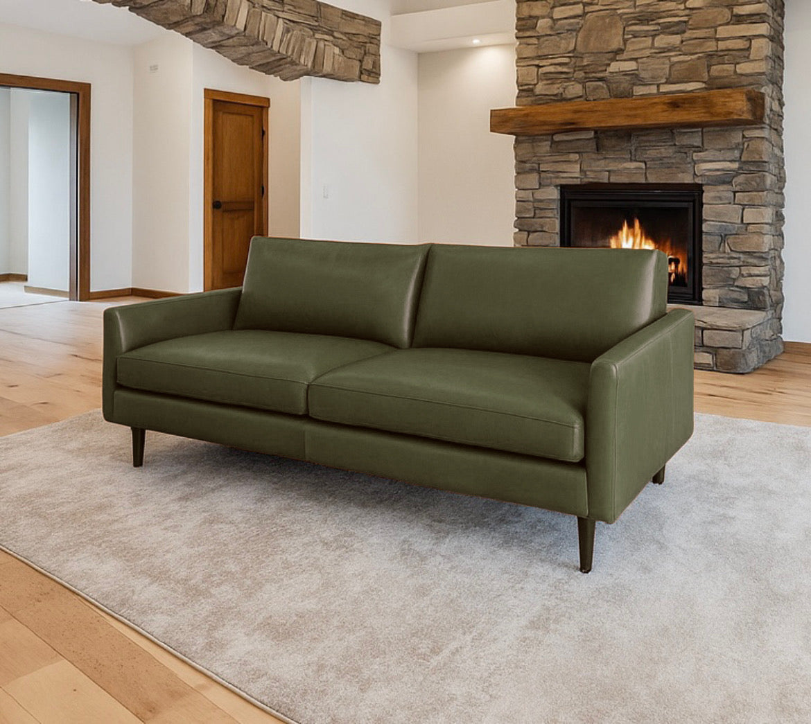 Classic Leather Sofa