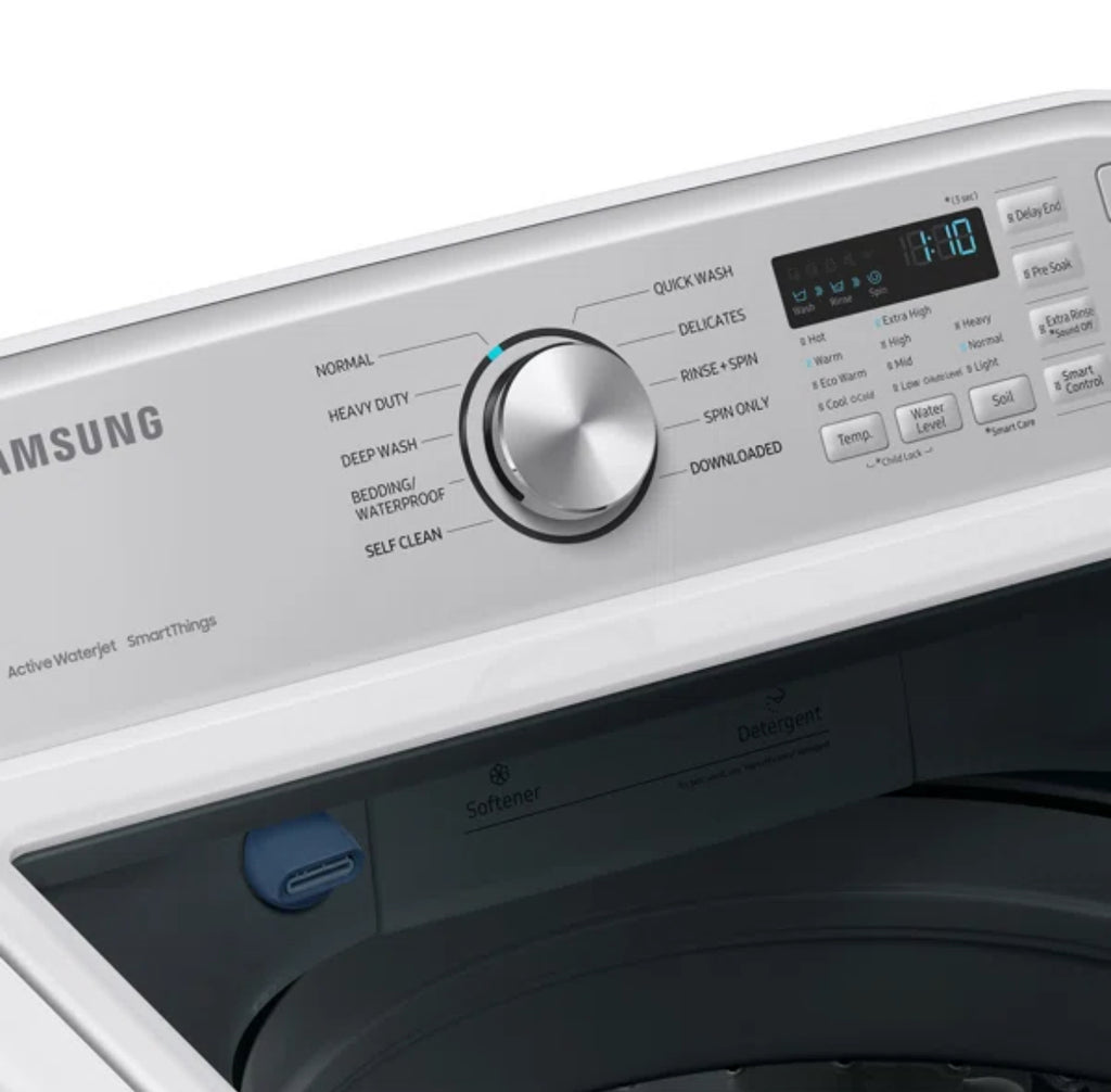 Samsung Large Capacity Top Load Smart Washer & Smart Gas Dryer