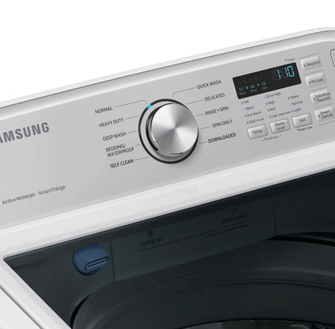 Samsung Large Capacity Top Load Smart Washer & Smart Gas Dryer