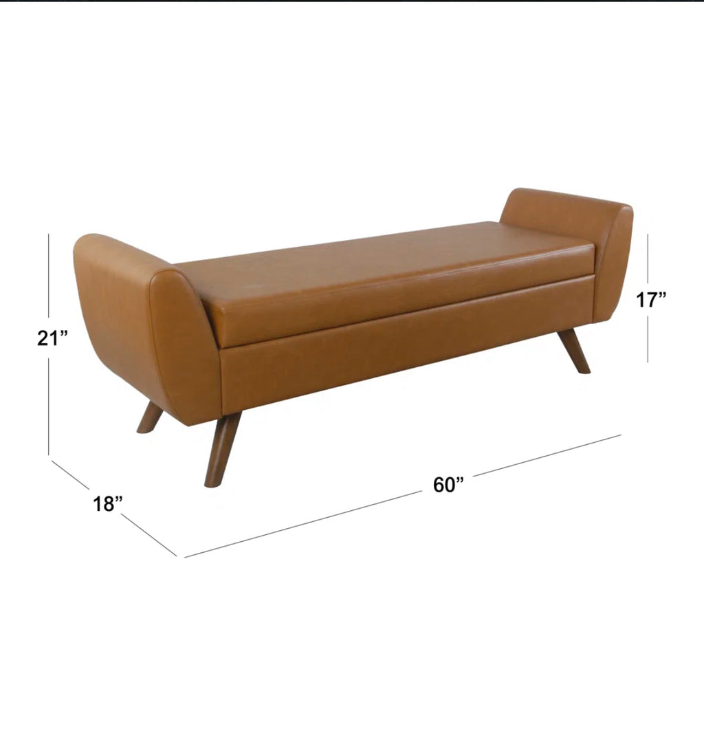 60” Lounge Storage Bench