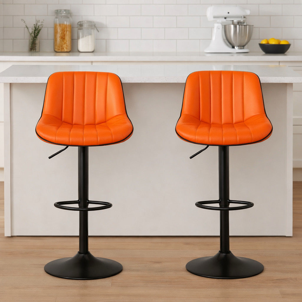 Modern Adjustable Island Counter Stools (Set of 2)