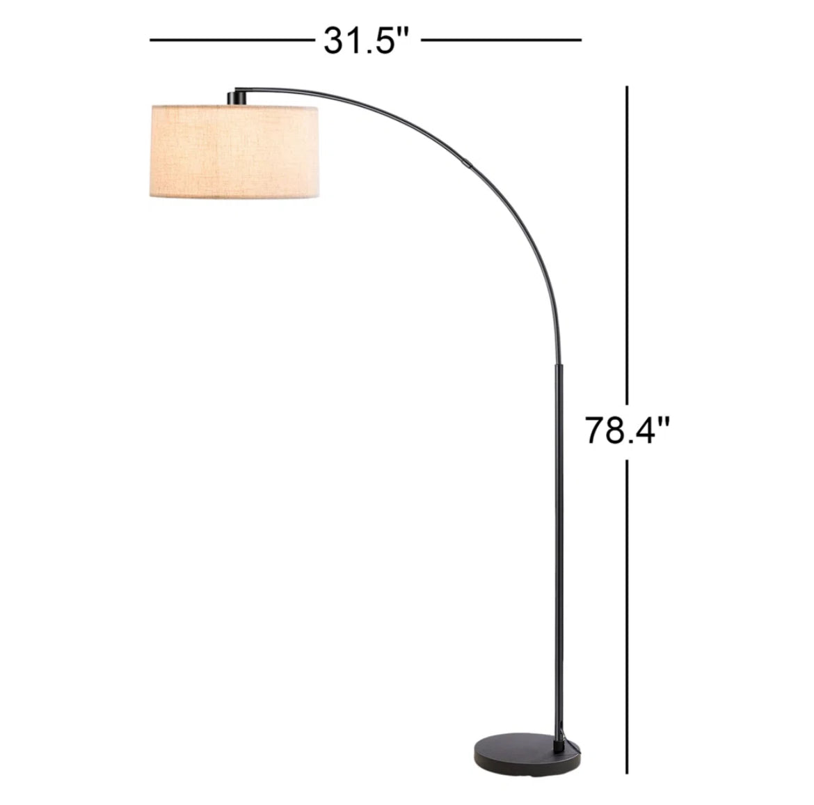 78.4" Arched Floor Lamp