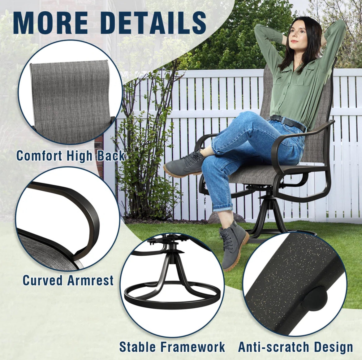 4-Person Patio Dining Set