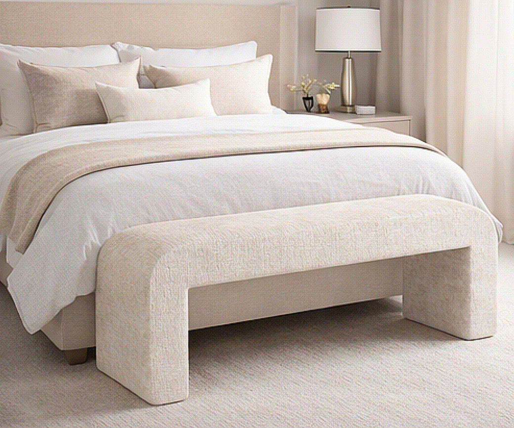U-Shaped Upholstered Bench