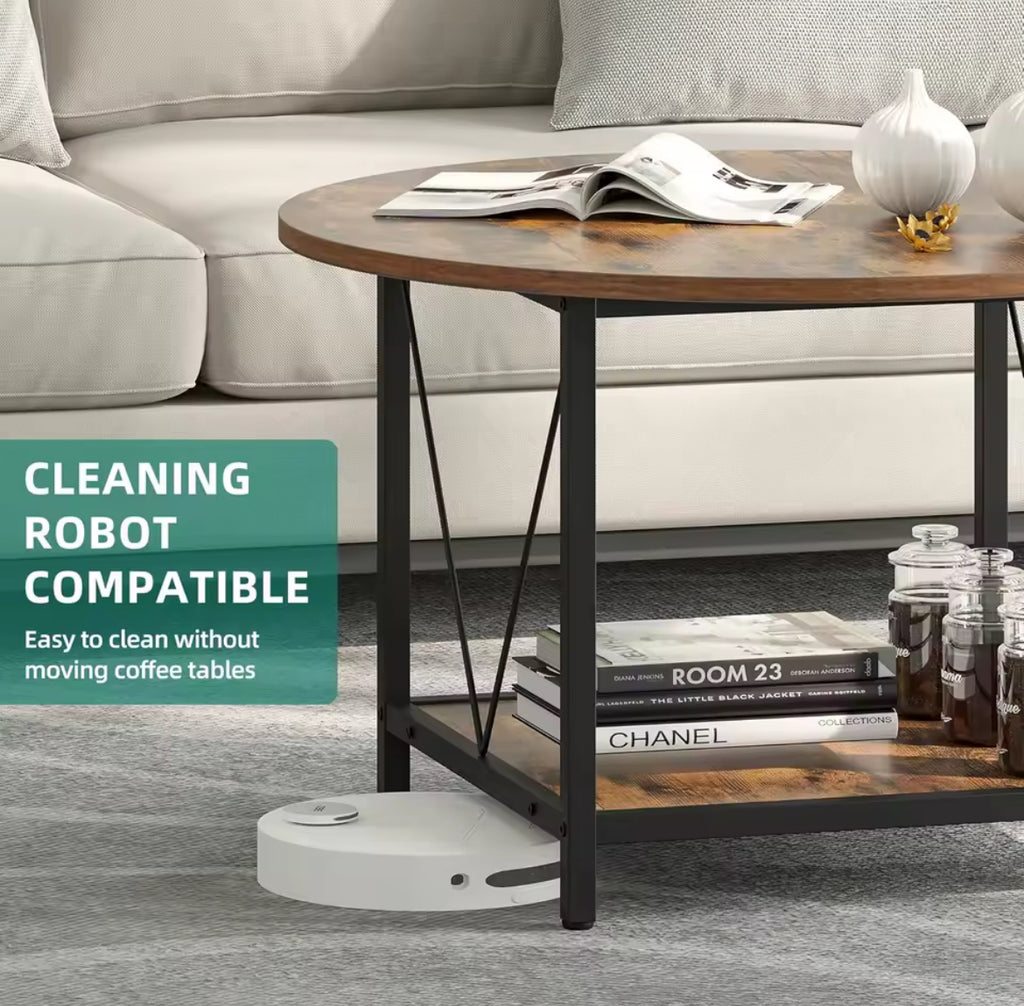 Round Rustic Coffee Table