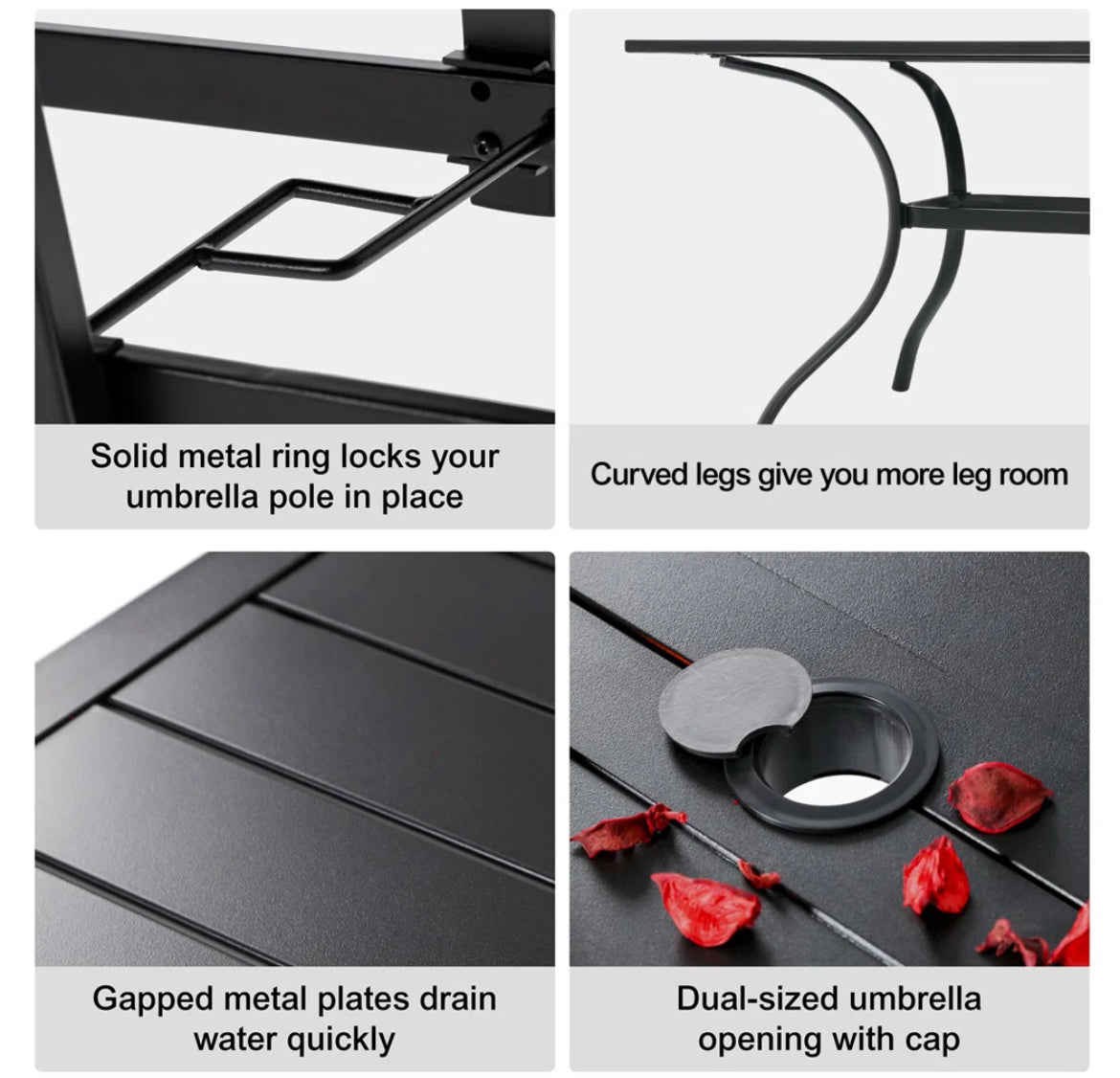 6-Person Outdoor Table Set