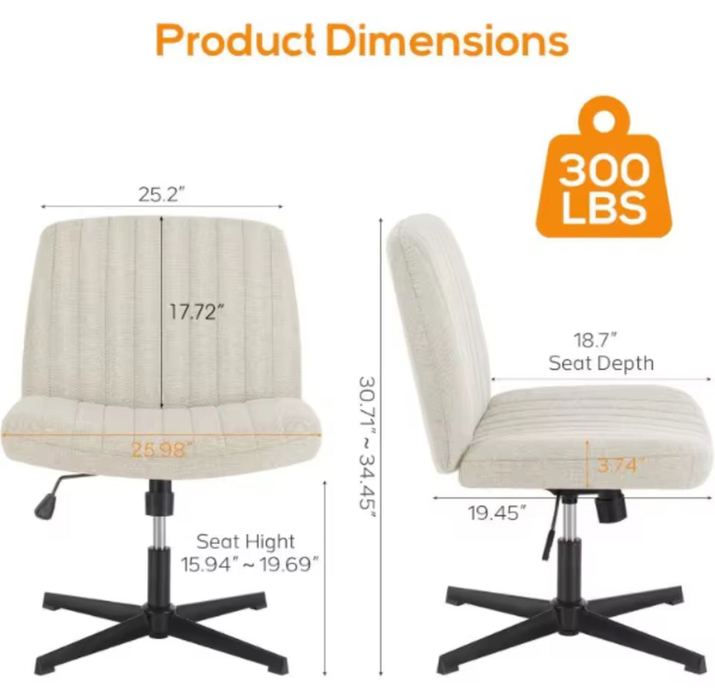 Comfy Cross-Legged Office Chair