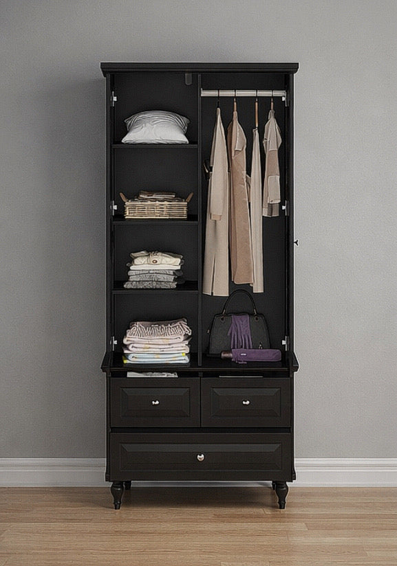 Free Standing Armoire w/ 3 Doors