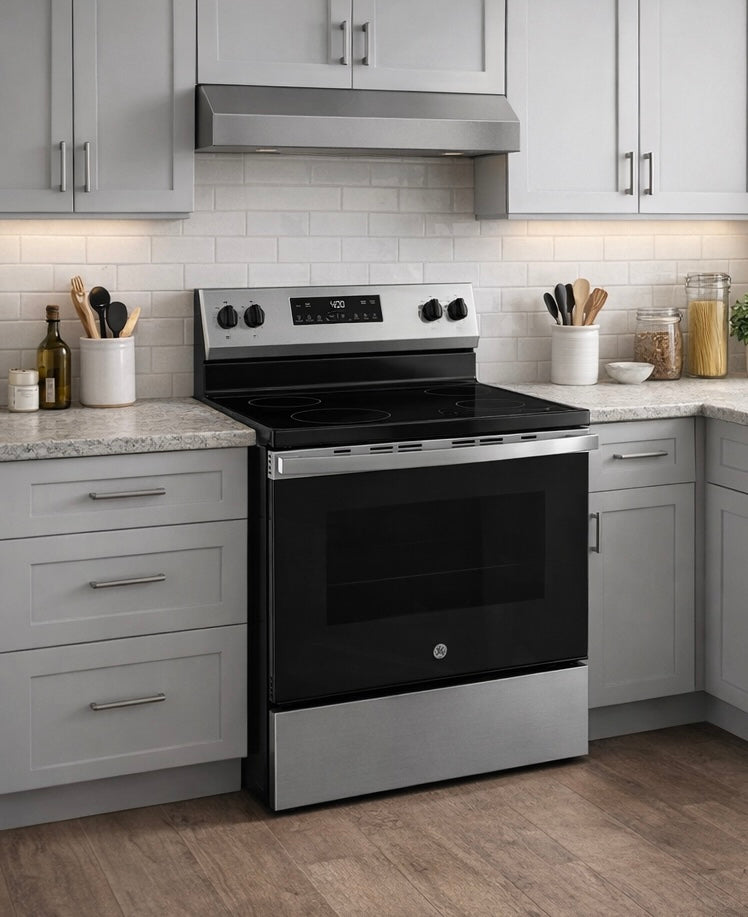 GE 30" Free Standing Electric Stove