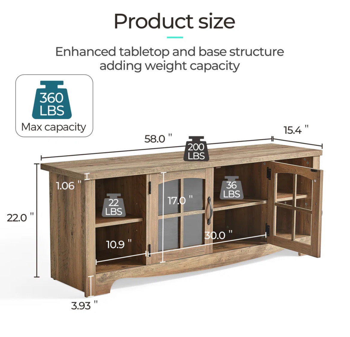 Farmhouse TV Console