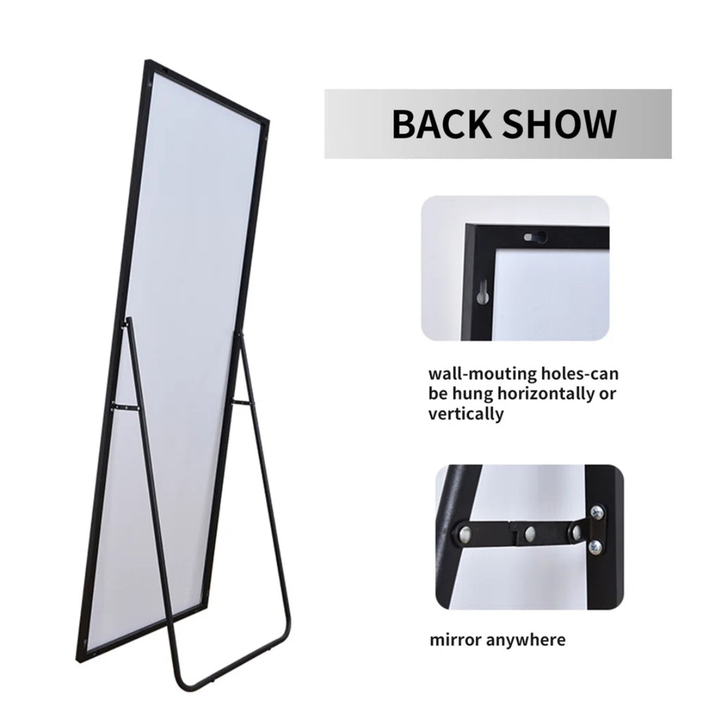 Rectangular Aluminum Alloy Framed Mirror