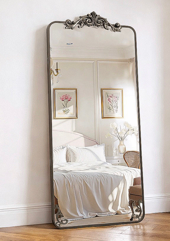 Carved Square Domed Mirror
