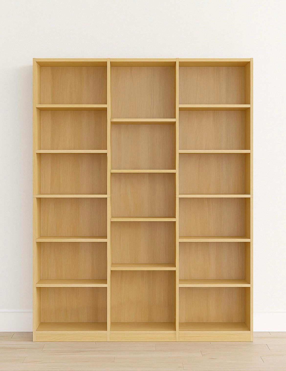Triple Wide Bookshelf