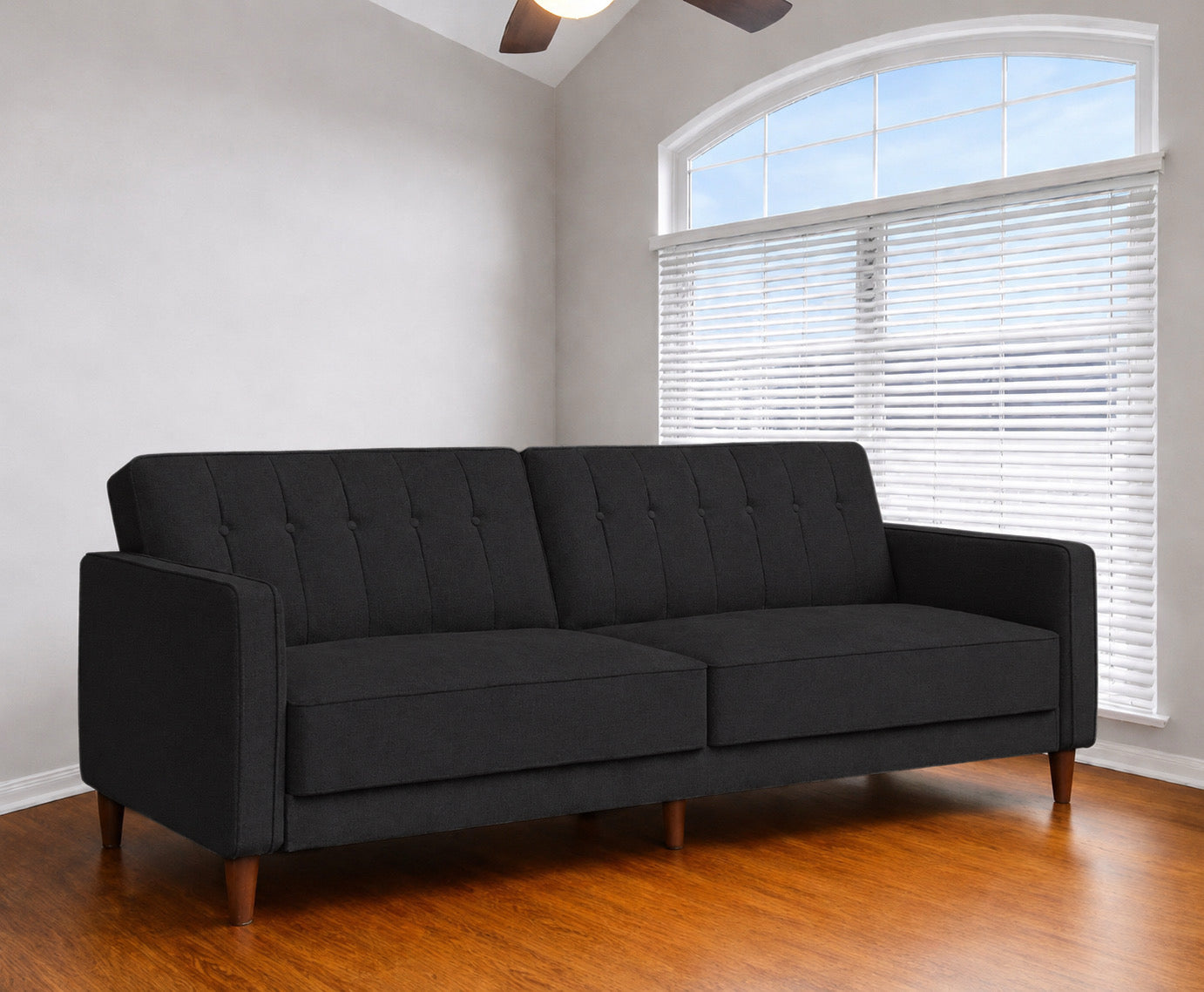 Velvet Convertible Sofa