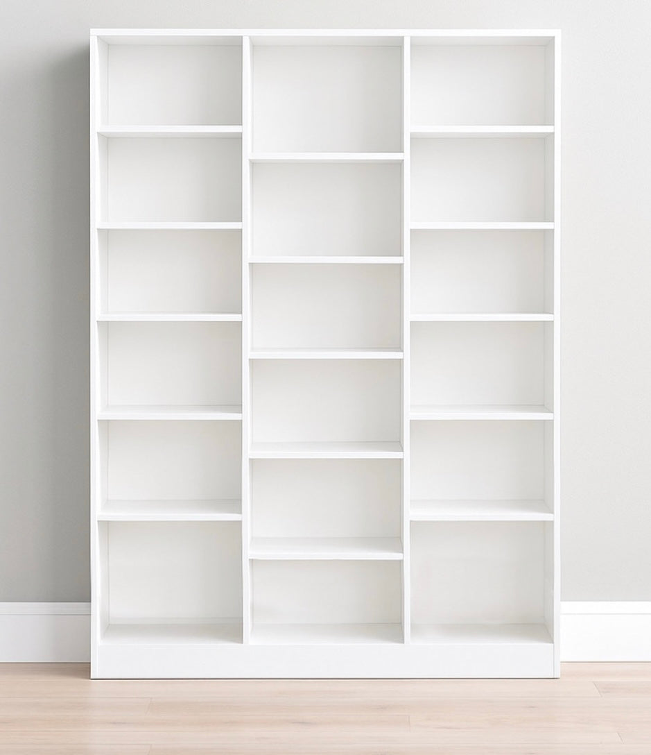 Triple Wide Bookshelf