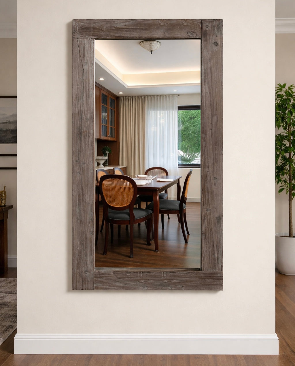 Farmhouse Solid Wood Mirror