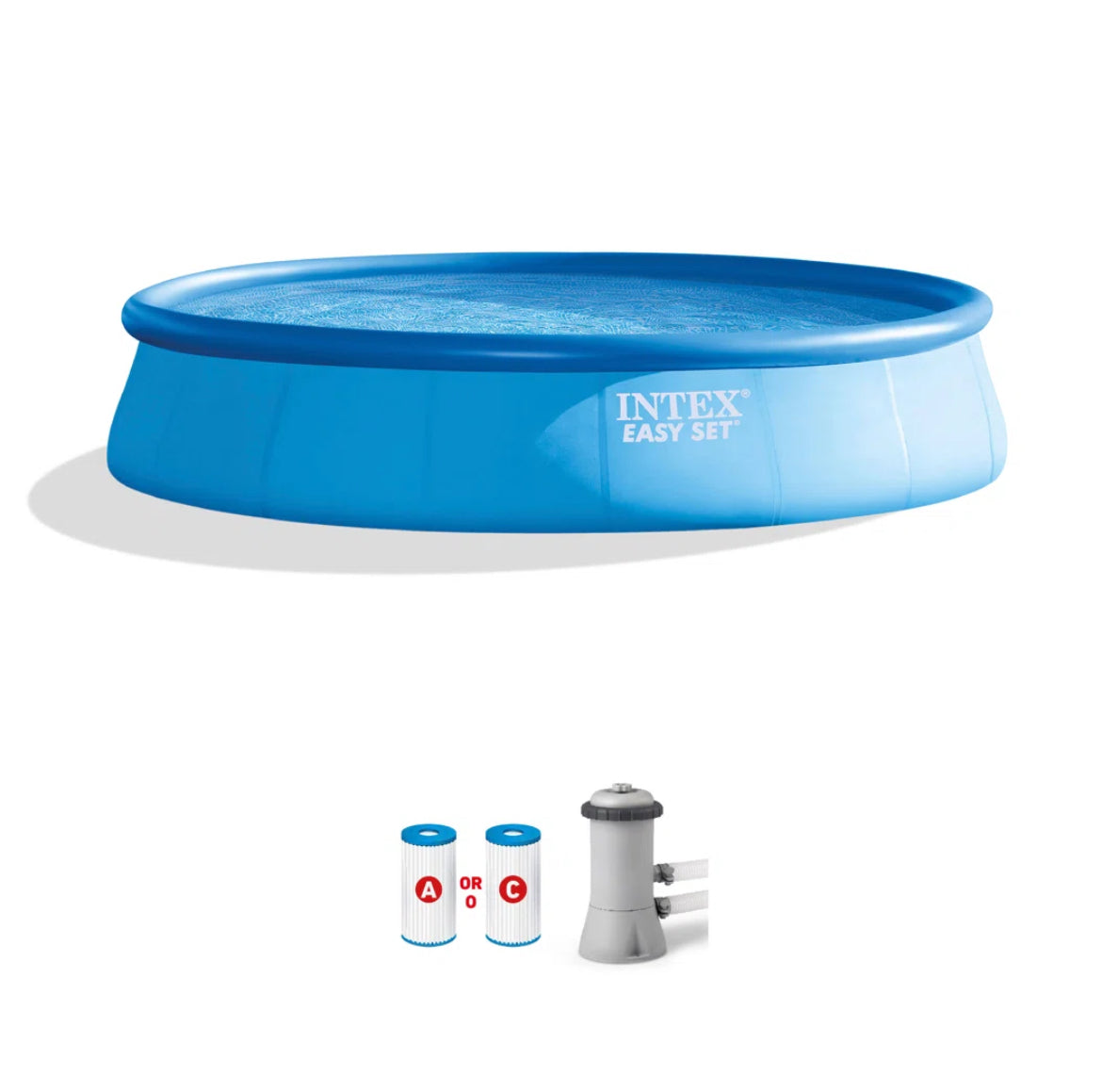 Inflatable Intex Swimming Pool w/ Pump