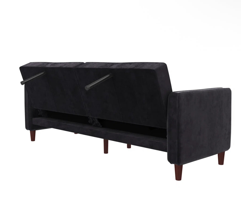 Velvet Convertible Sofa