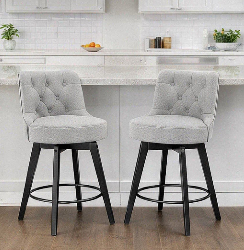 37" Swivel Counter Stool (Set of 2)