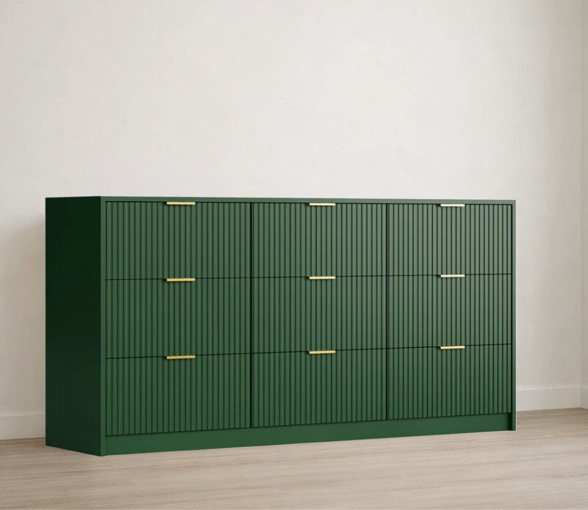 9-Drawer Modern Dresser