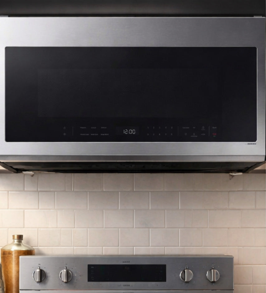Samsung 21 Cubic Feet Over-the-Range Microwave w/ Wi-Fi