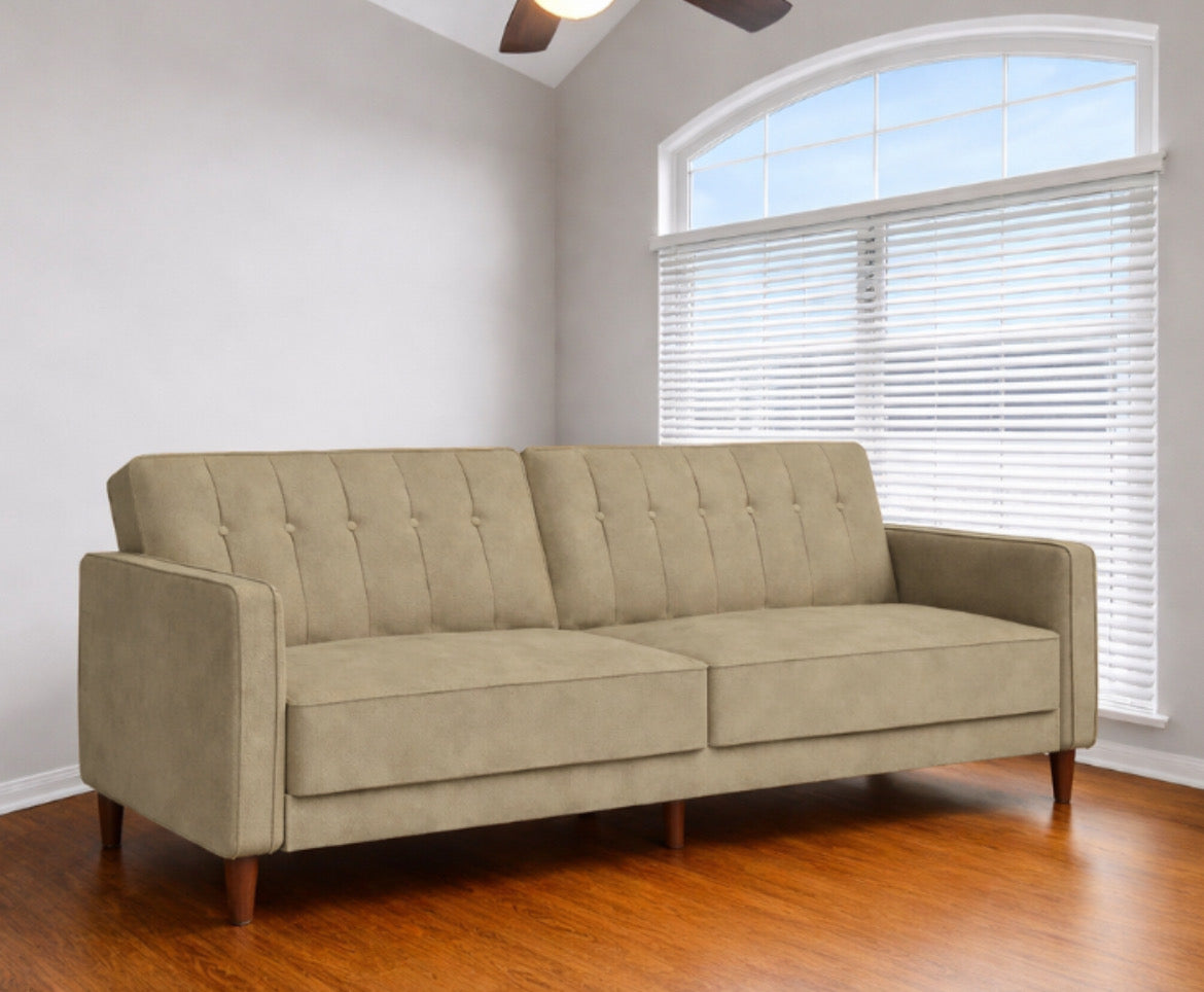 Velvet Convertible Sofa