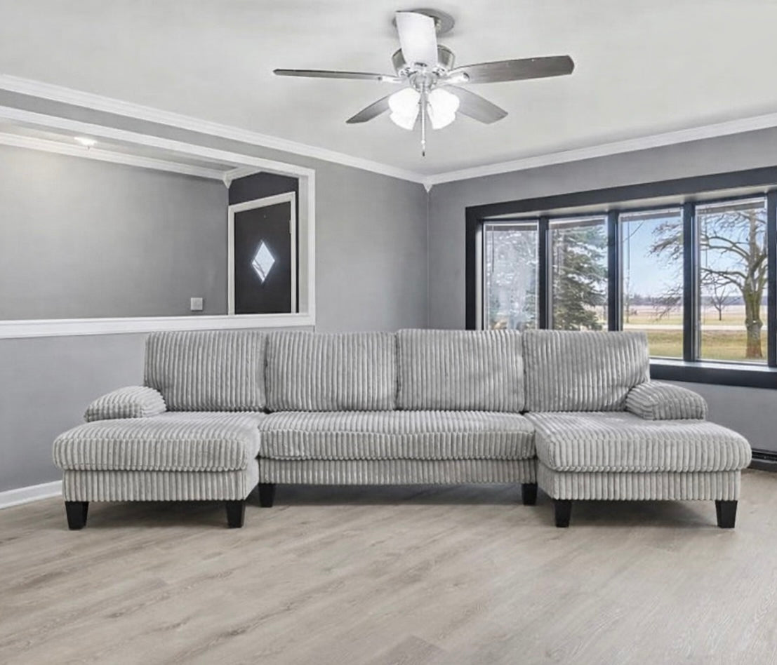 U-Shaped Modular Sectional Sleeper Sofa