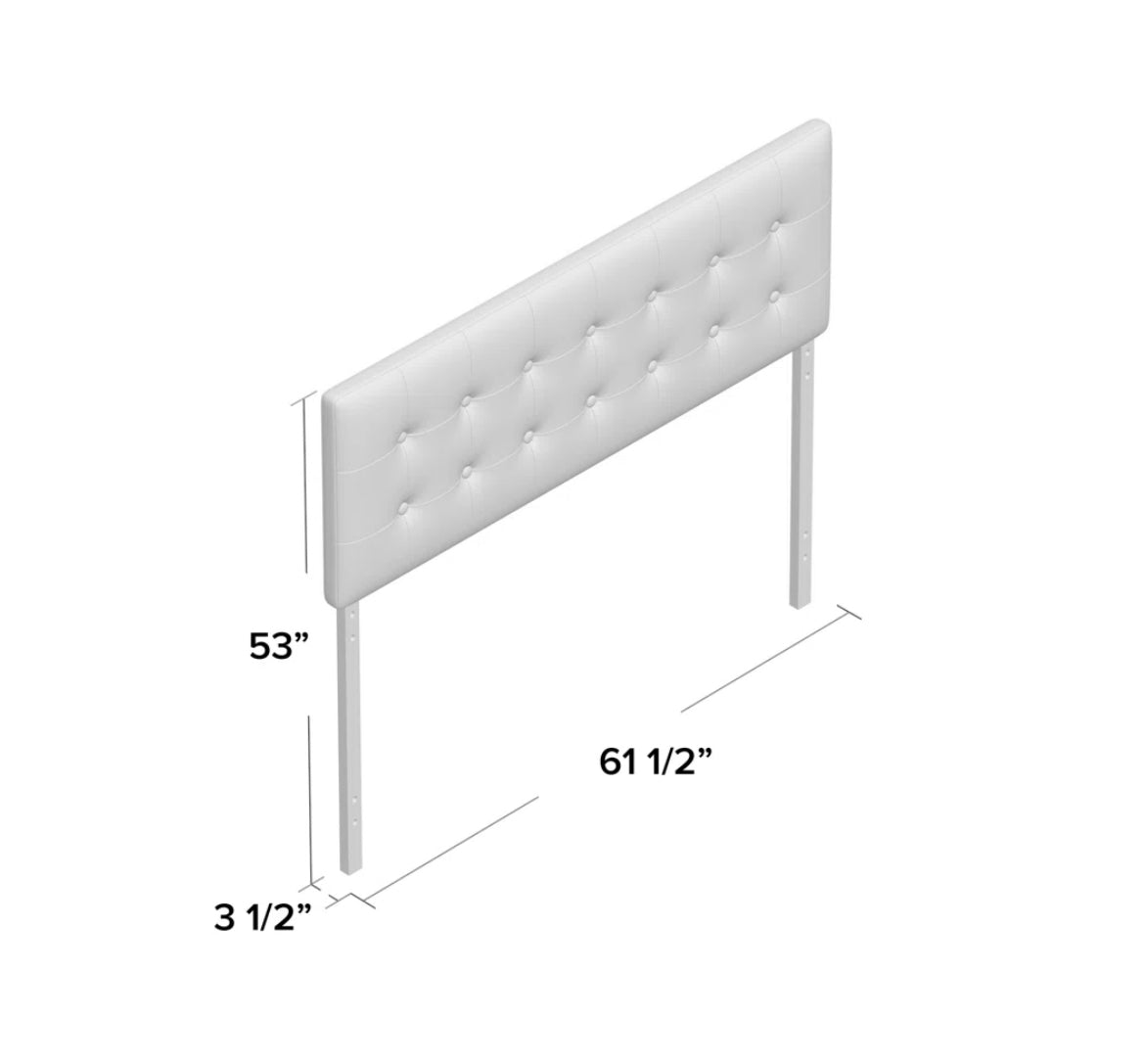 Adjustable Headboard w/ Button Tufted