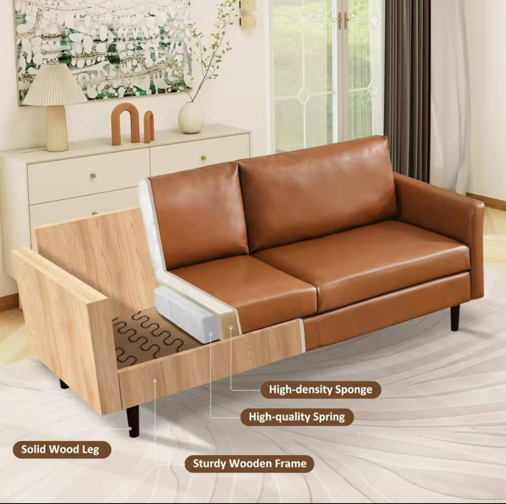 Classic Leather Sofa