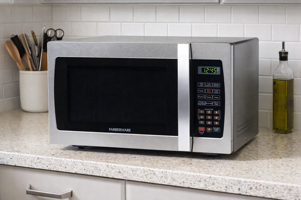 Farberware 1.3 Cubic Feet Professional Microwave Oven w/ Child Lock and Sensor Cooking