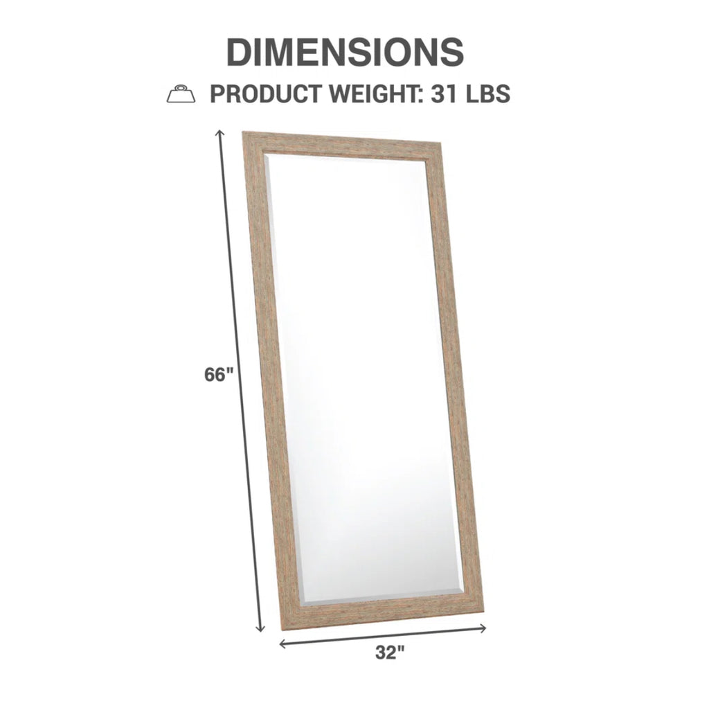 Farmhouse Faux Wood Mirror