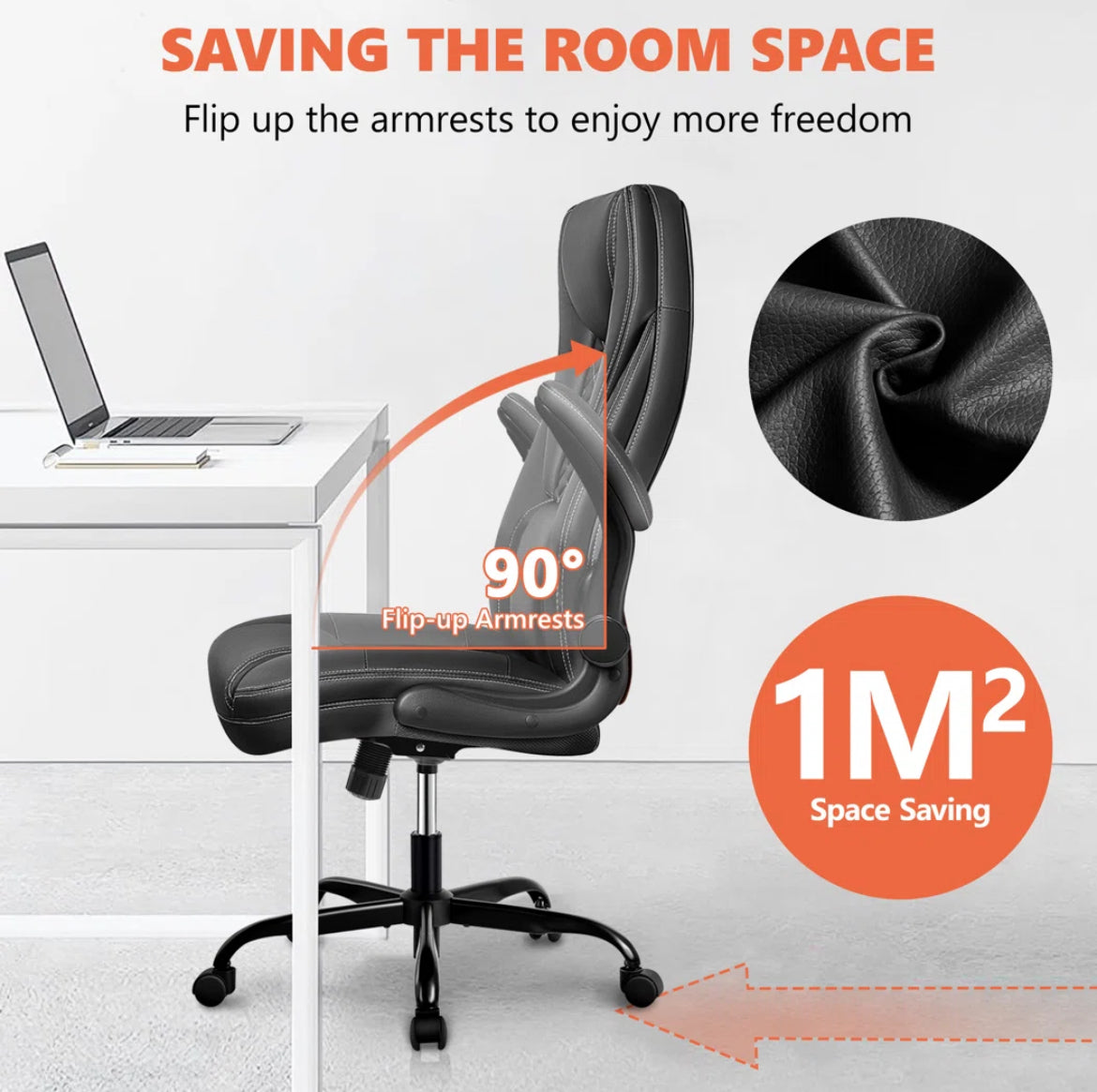 Executive Office Chair w/ Lumbar Support