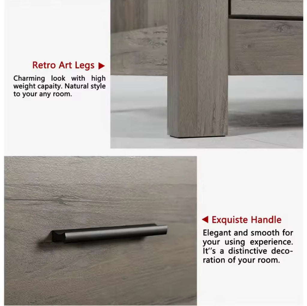 6-Drawer Wooden Dresser