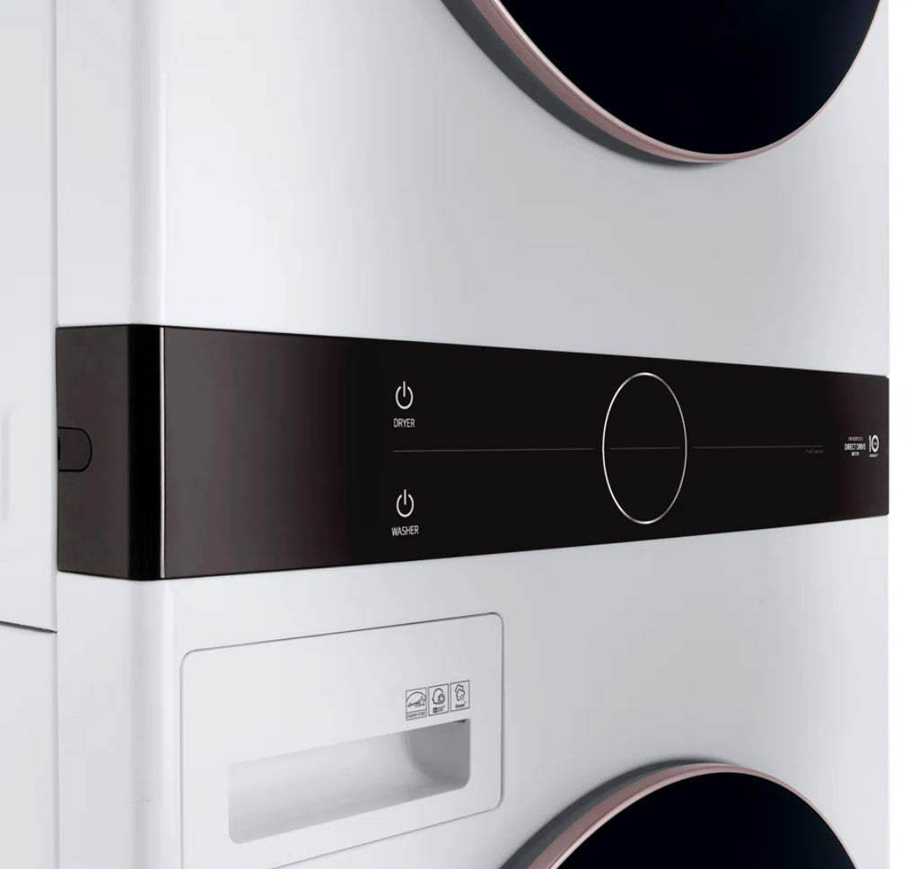 LG Single Unit Dryer & Front Load WashTower w/ Center Control Washer