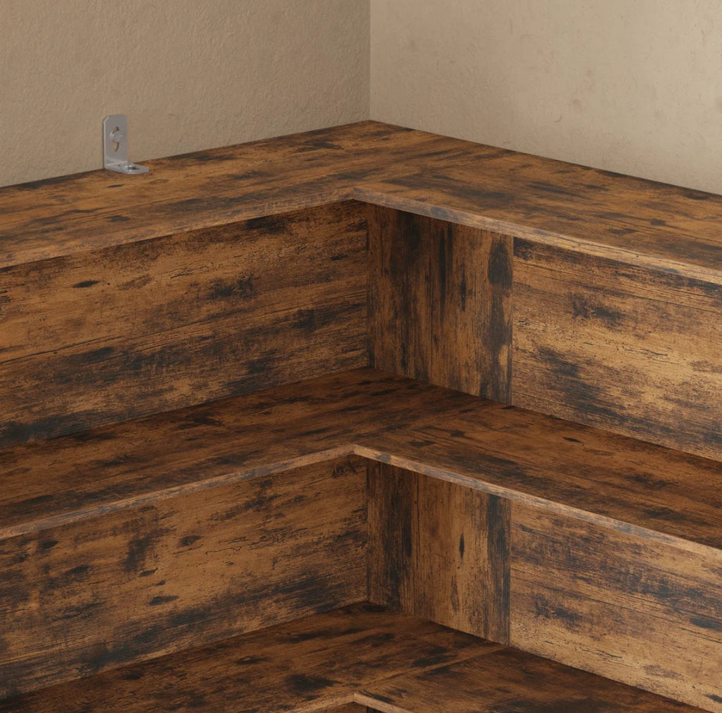 L-Shaped Corner Bookcase
