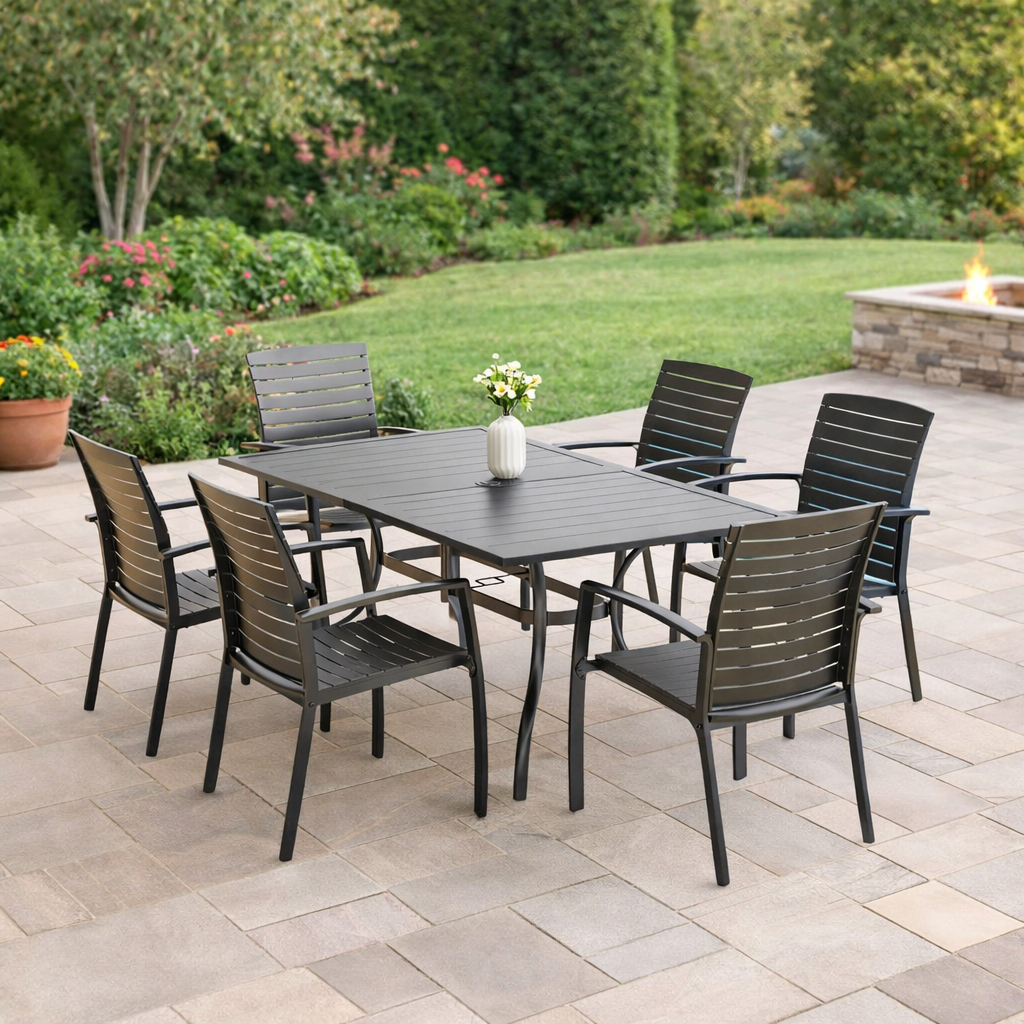6-Person Outdoor Table Set